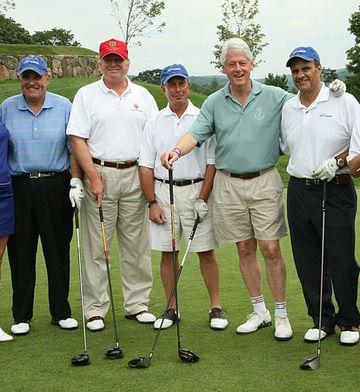 Donald Trump likes golf, and at one point got along with New York City mayors Rudy Giuliani and Michael Bloomberg